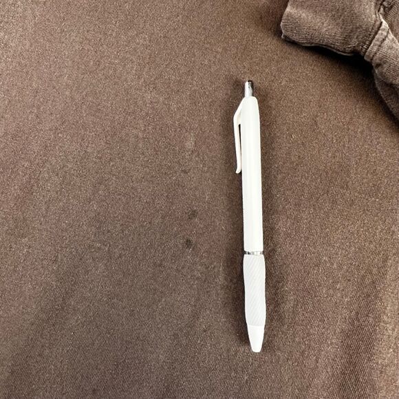 Carhartt Shirt 4X Washed Brown Workwear Streetwear Rugged Urban Long Sleeve Tee - Picture 9 of 15